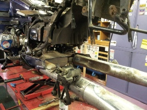 GL1500 Swing Arm Replaced